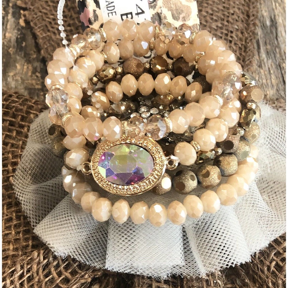 Beaded Jewel Bracelet - New